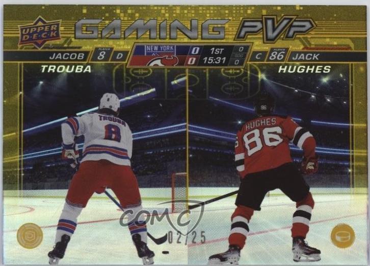 Jacob Trouba / Jack Hughes [Gold] #GPVP-7