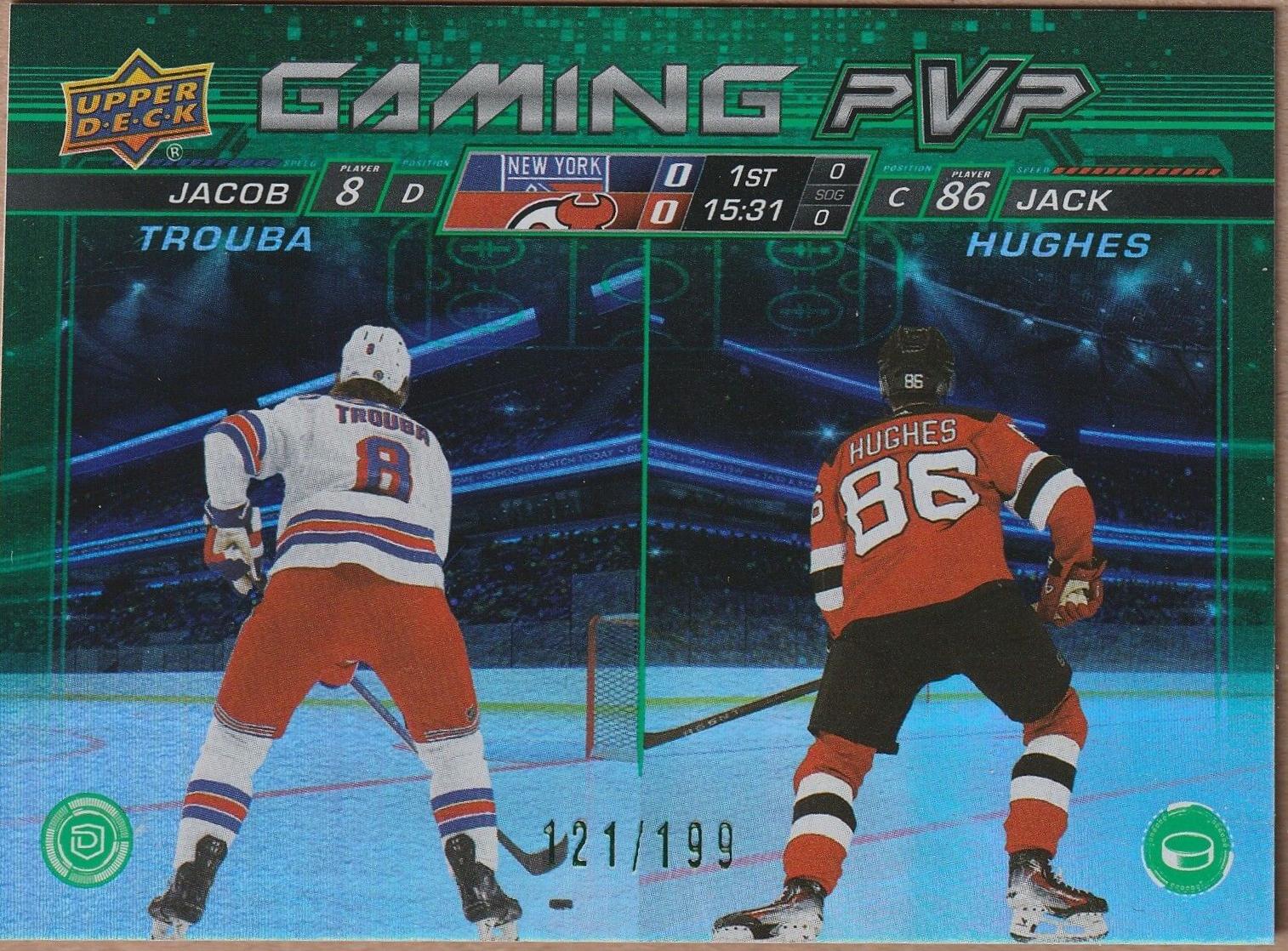 Jacob Trouba / Jack Hughes [Green] #GPVP-7