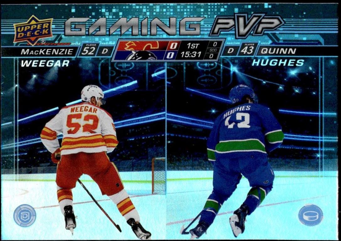 MacKenzie Weegar / Quinn Hughes [Blue] #GPVP-18