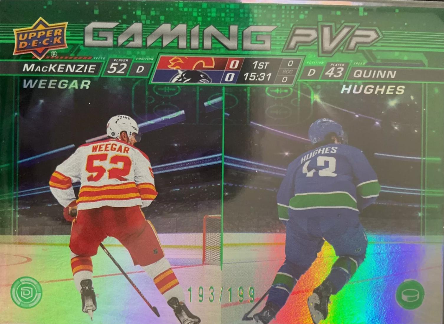 MacKenzie Weegar / Quinn Hughes [Green] #GPVP-18