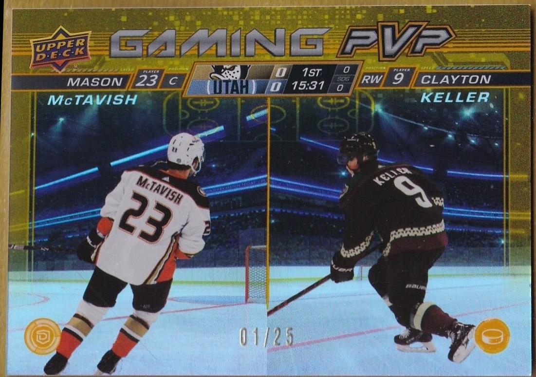 Mason McTavish / Clayton Keller [Gold] #GPVP-25