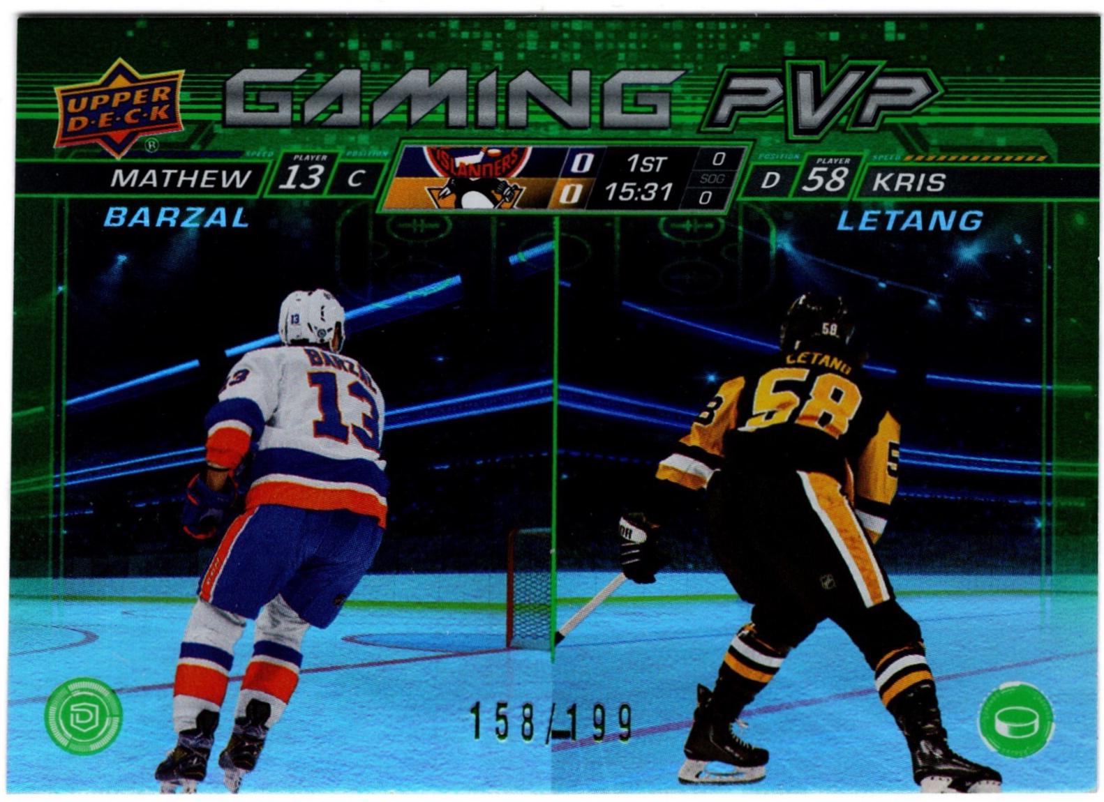 Mathew Barzal / Kris Letang [Green] #GPVP-15
