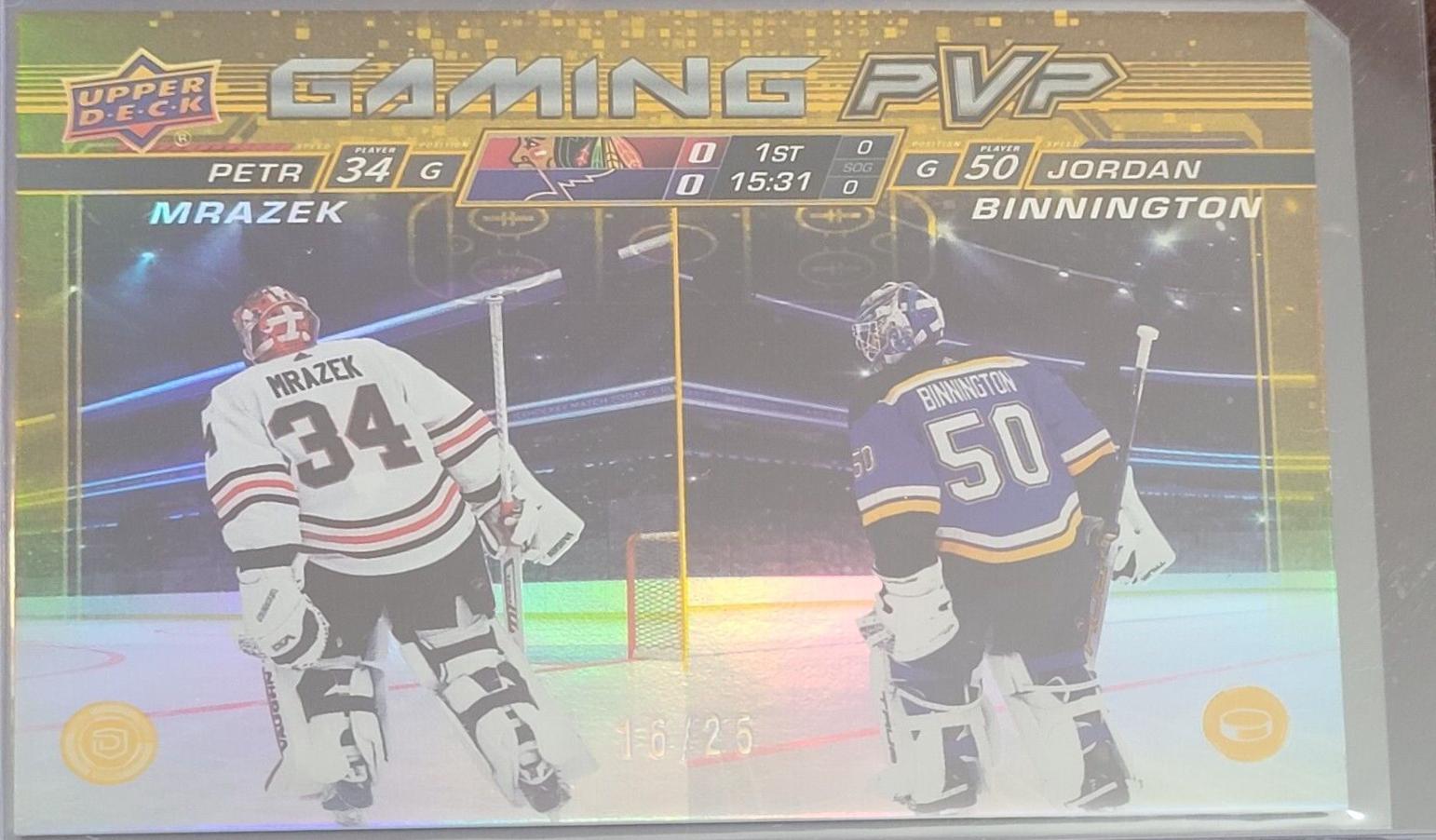 Petr Mrazek / Jordan Binnington [Gold] #GPVP-17