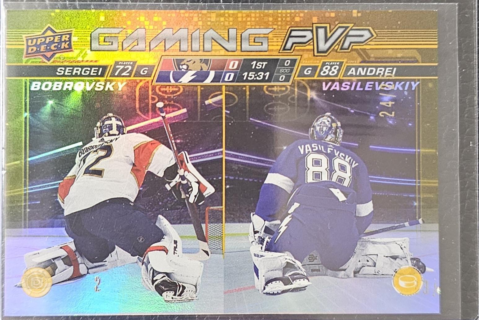 Sergei Bobrovsky / Andrei Vasilevskiy [Gold] #GPVP-14
