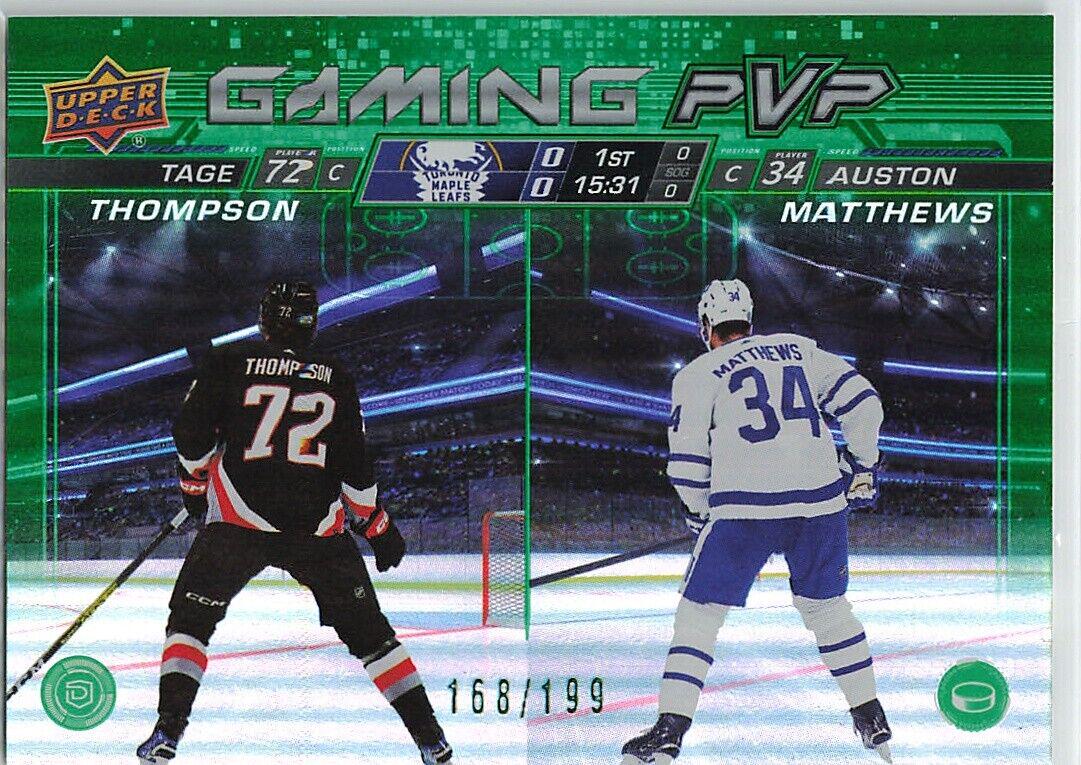 Tage Thompson / Auston Matthews [Green] #GPVP-20