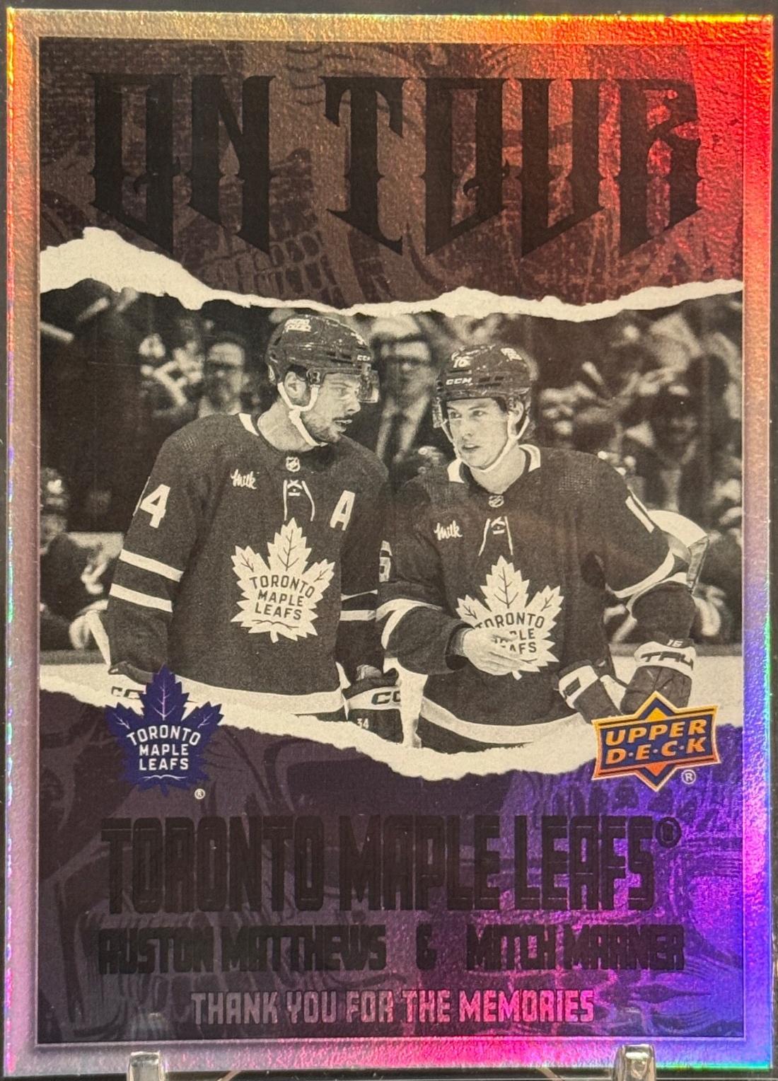 Auston Matthews / Mitch Marner [Black] #OT-28