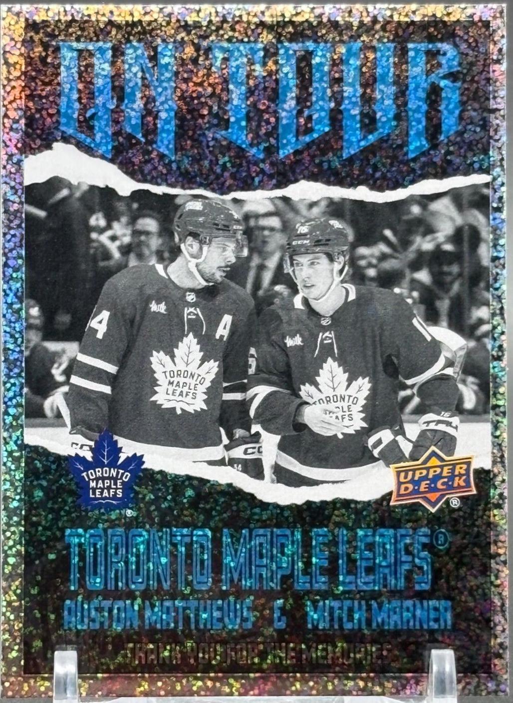 Auston Matthews / Mitch Marner [Speckle] #OT-28