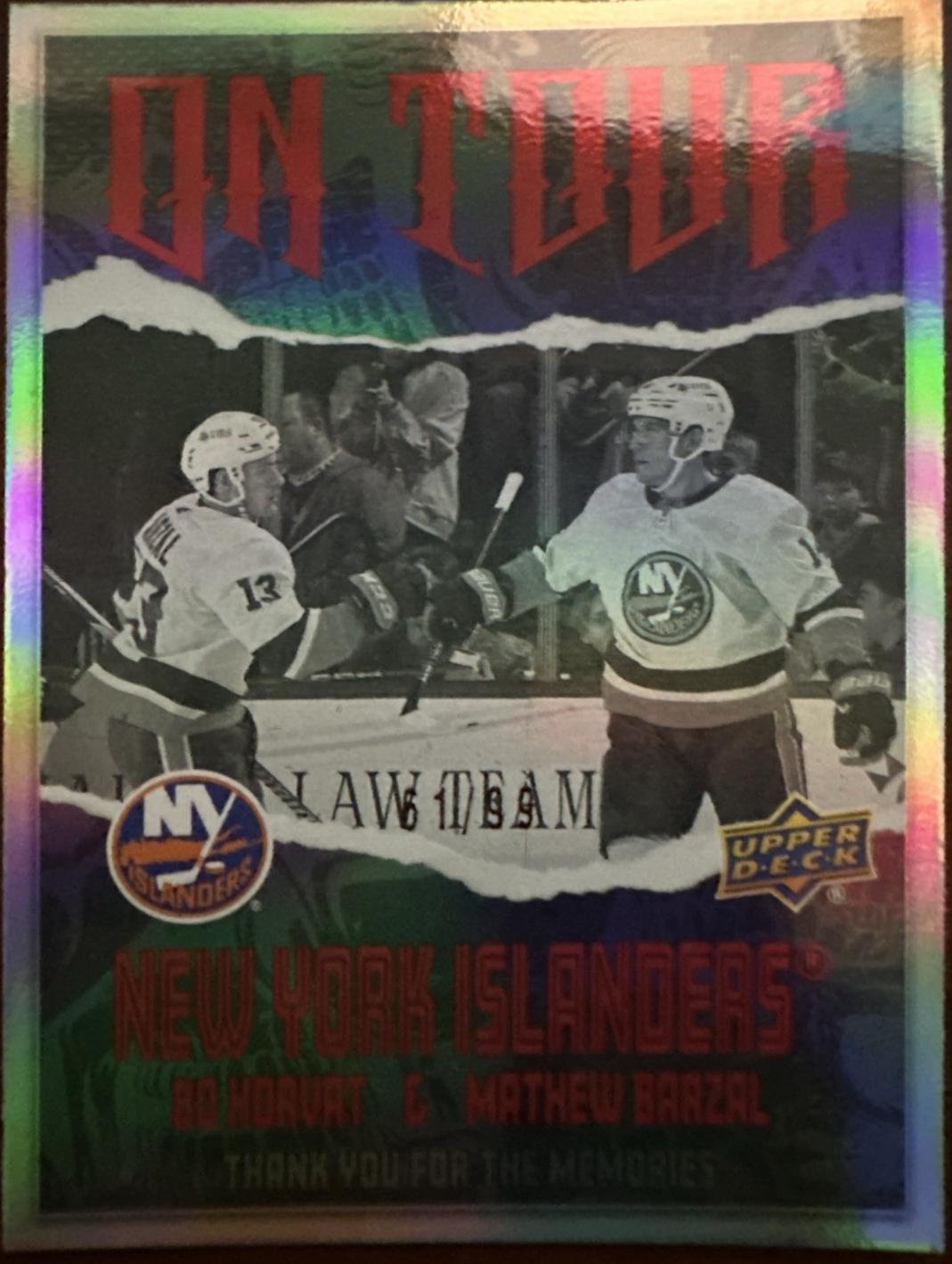 Bo Horvat / Mathew Barzal [Red] #OT-14