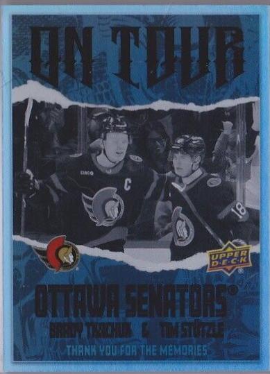 Brady Tkachuk / Tim Stutzle [Black] #OT-17