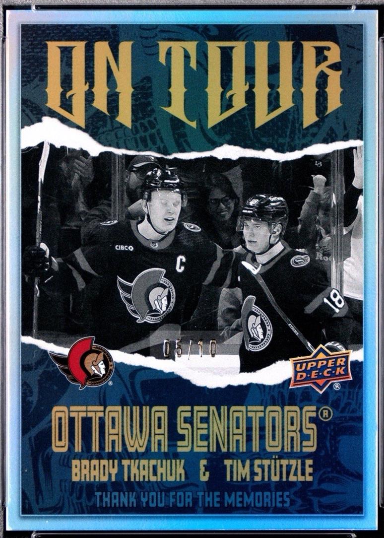 Brady Tkachuk / Tim Stutzle [Gold] #OT-17
