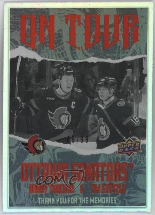 Brady Tkachuk / Tim Stutzle [Red] #OT-17