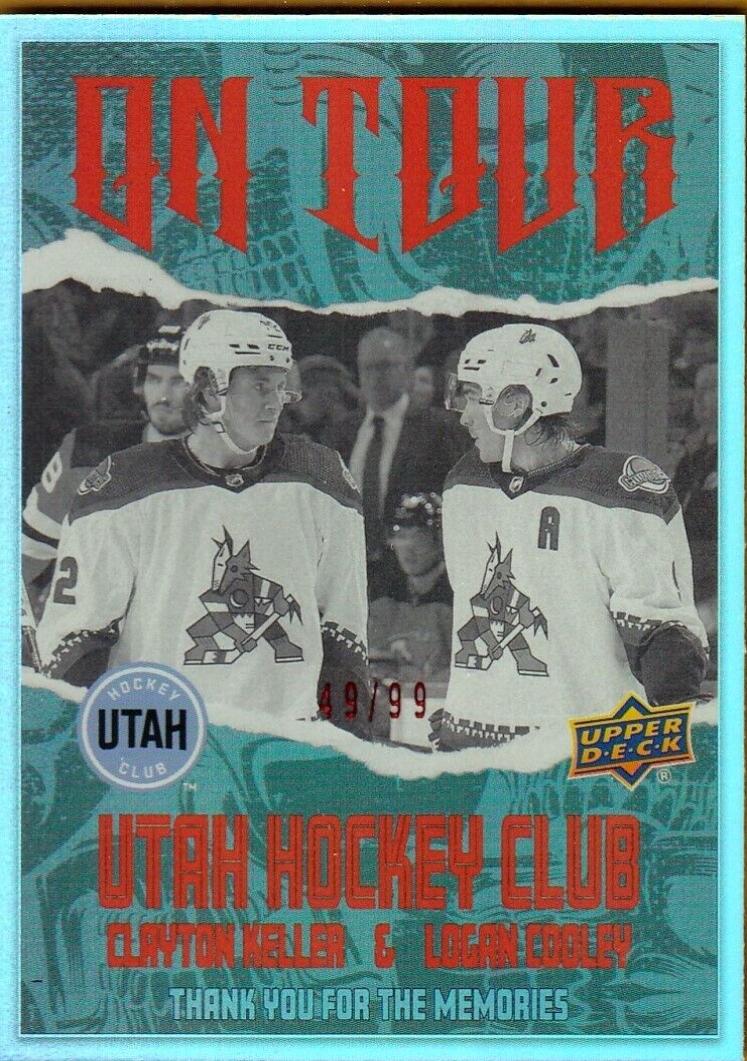Clayton Keller / Logan Cooley [Red] #OT-24