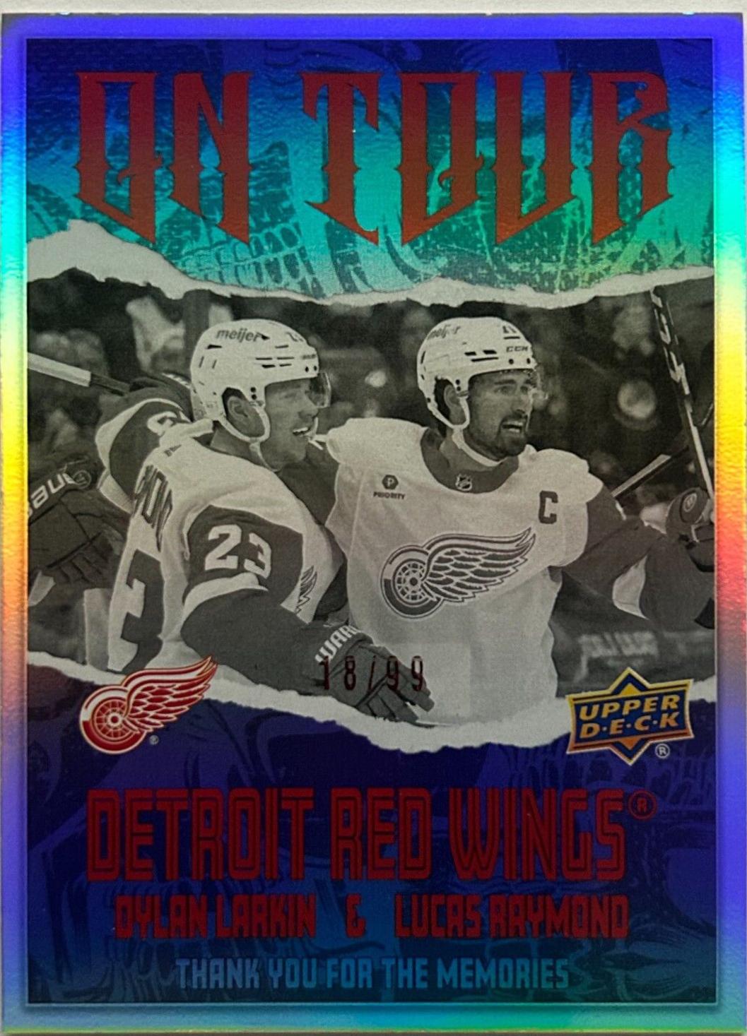 Dylan Larkin / Lucas Raymond [Red] #OT-23