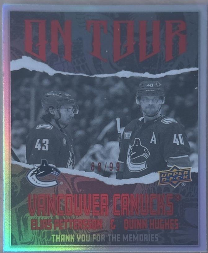 Elias Pettersson / Quinn Hughes [Red] #OT-26