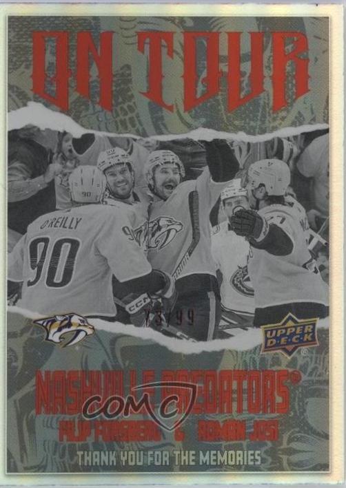 Filip Forsberg / Roman Josi [Red] #OT-6