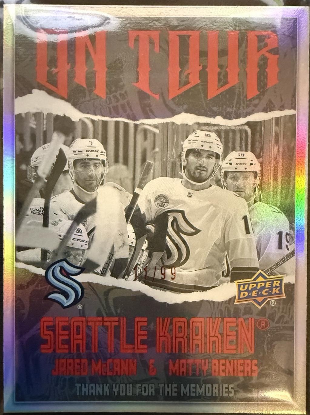 Jared McCann / Matty Beniers [Red] #OT-15