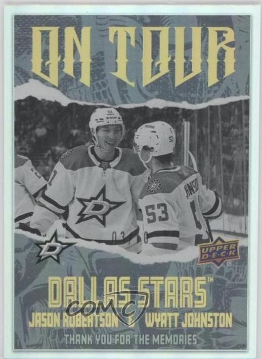 Jason Robertson / Wyatt Johnston [Gold] #OT-13
