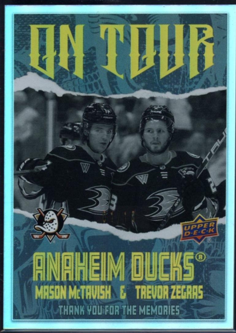 Mason McTavish / Trevor Zegras [Gold] #OT-16