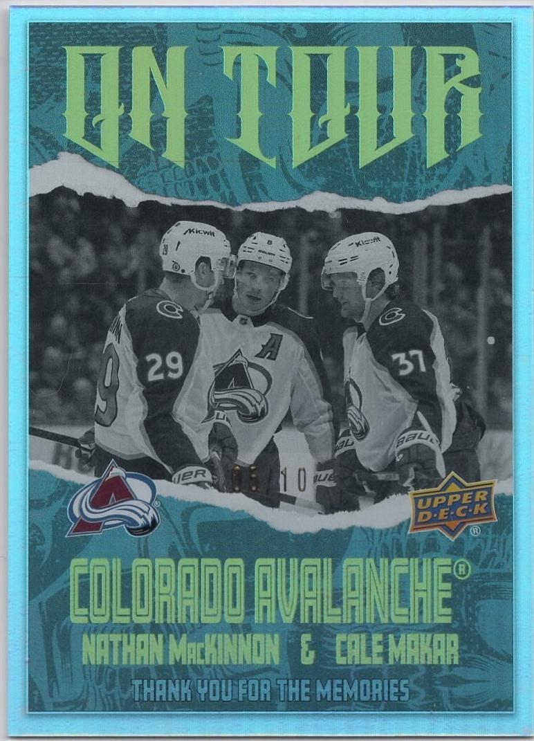 Nathan MacKinnon / Cale Makar [Gold] #OT-2