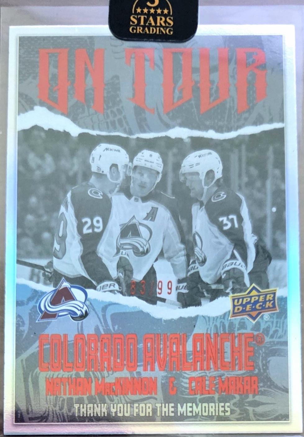 Nathan MacKinnon / Cale Makar [Red] #OT-2