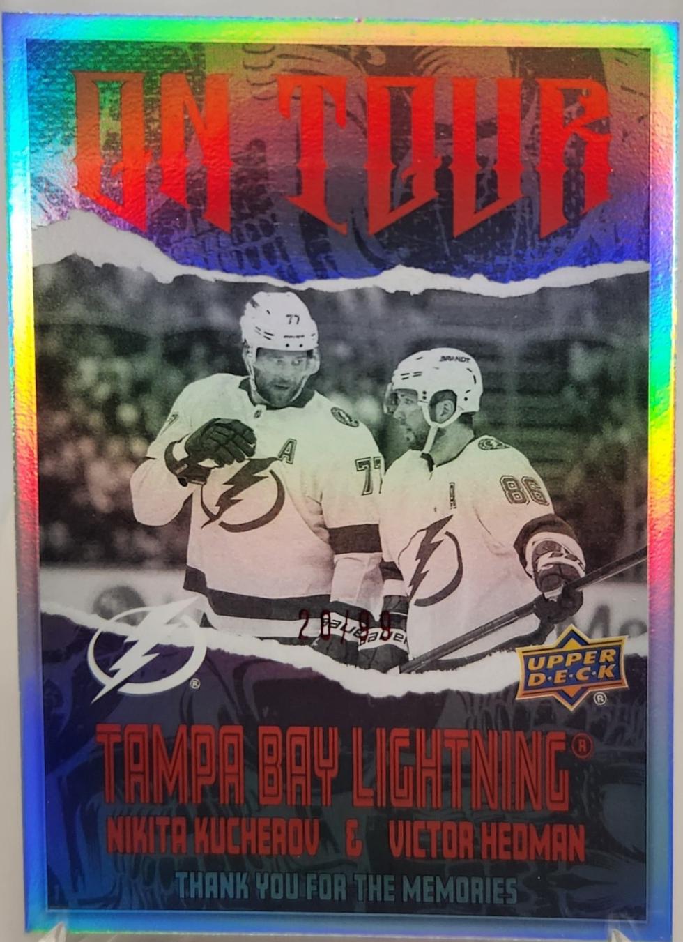Nikita Kucherov / Victor Hedman [Red] #OT-19