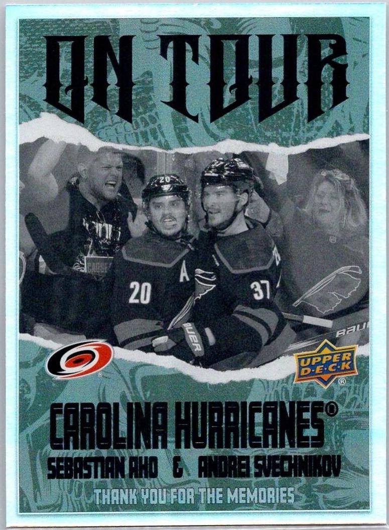 Sebastian Aho / Andrei Svechnikov [Black] #OT-11