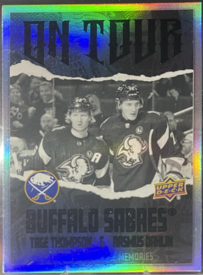 Tage Thompson / Rasmus Dahlin [Black] #OT-25