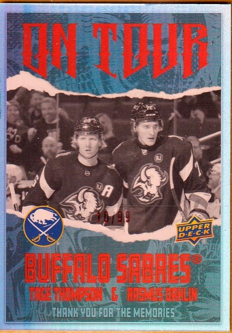 Tage Thompson / Rasmus Dahlin [Red] #OT-25