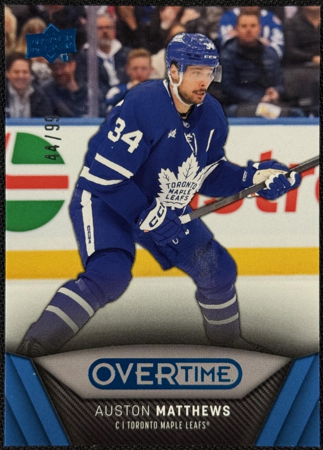 Auston Matthews [Blue Foil] #3