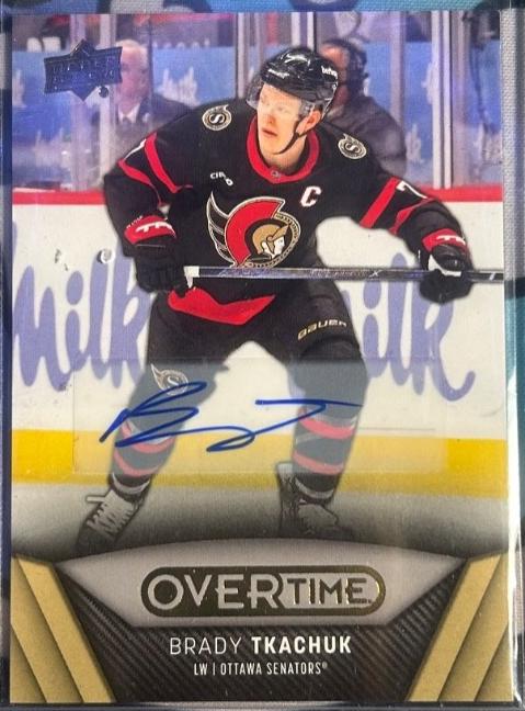 Brady Tkachuk [Gold Foil Autograph] #62