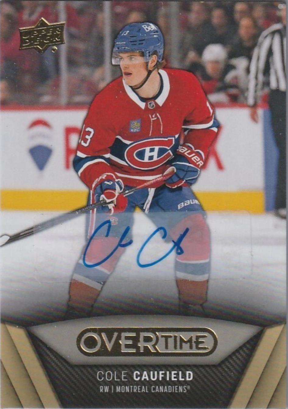 Cole Caufield [Gold Foil Autograph] #47