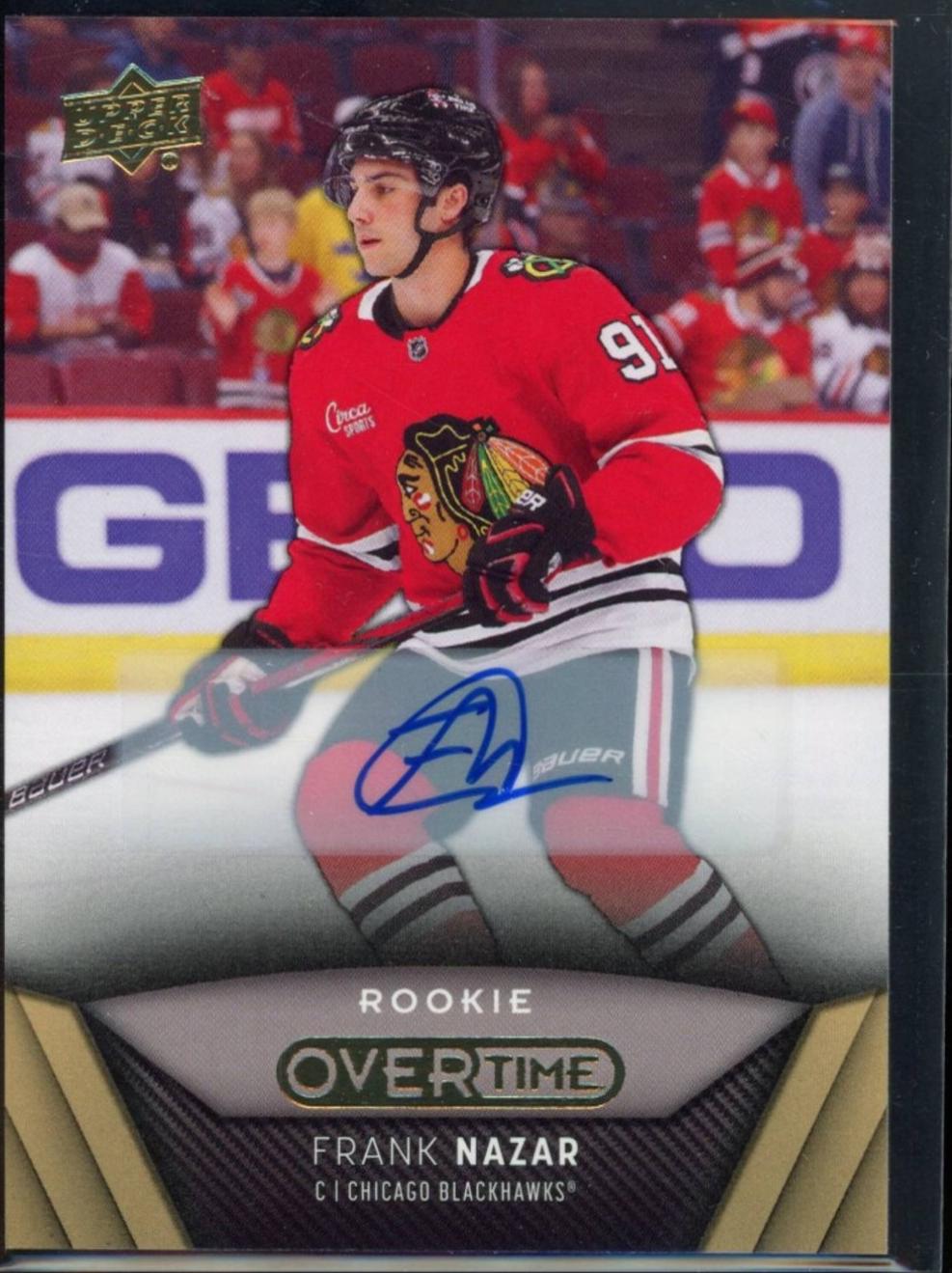Frank Nazar [Gold Foil Autograph] #81