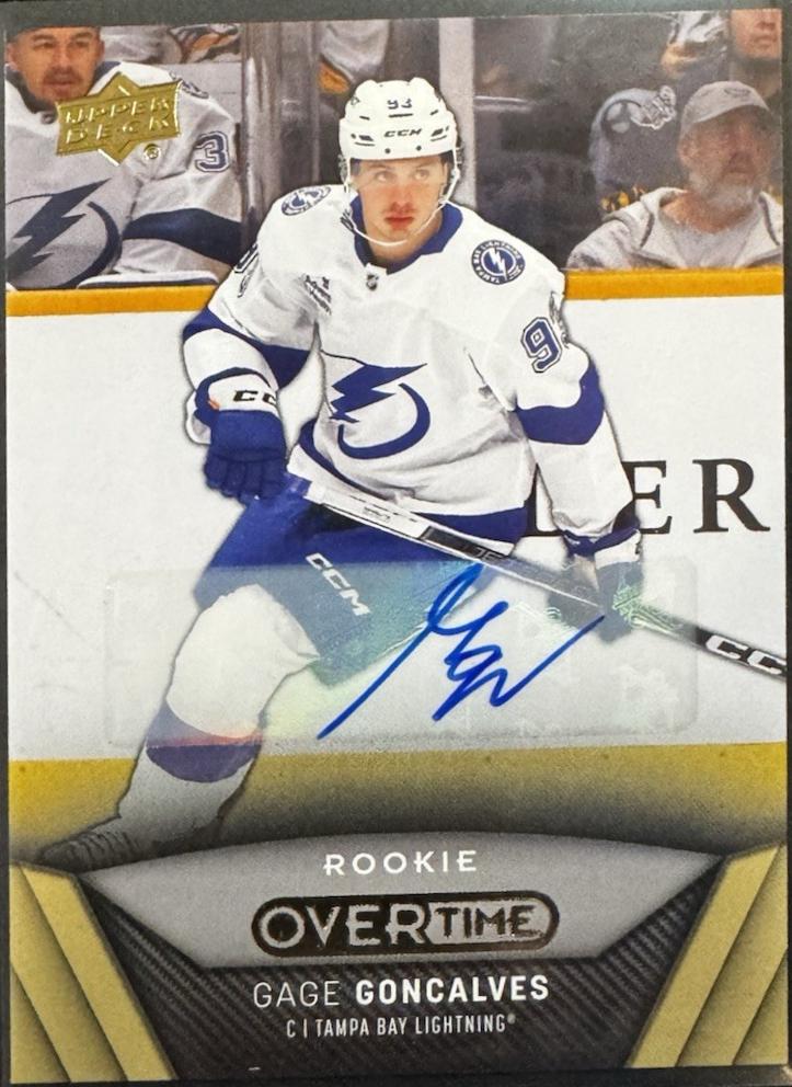 Gage Goncalves [Gold Foil Autograph] #89
