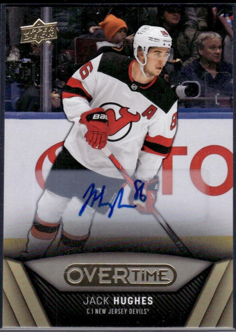 Jack Hughes [Gold Foil Autograph] #22