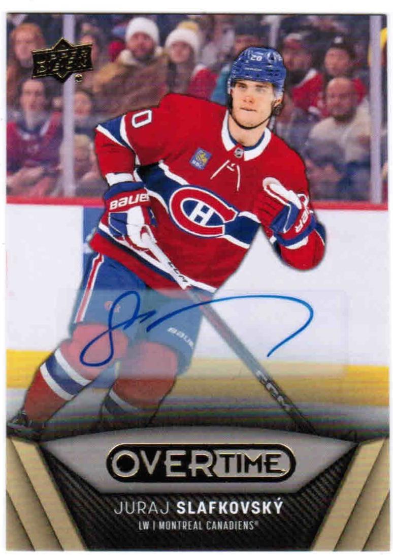 Juraj Slafkovsky [Gold Foil Autograph] #34