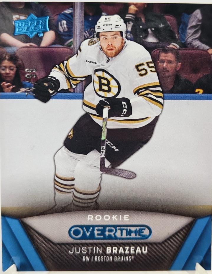 Justin Brazeau [Blue Foil] #77