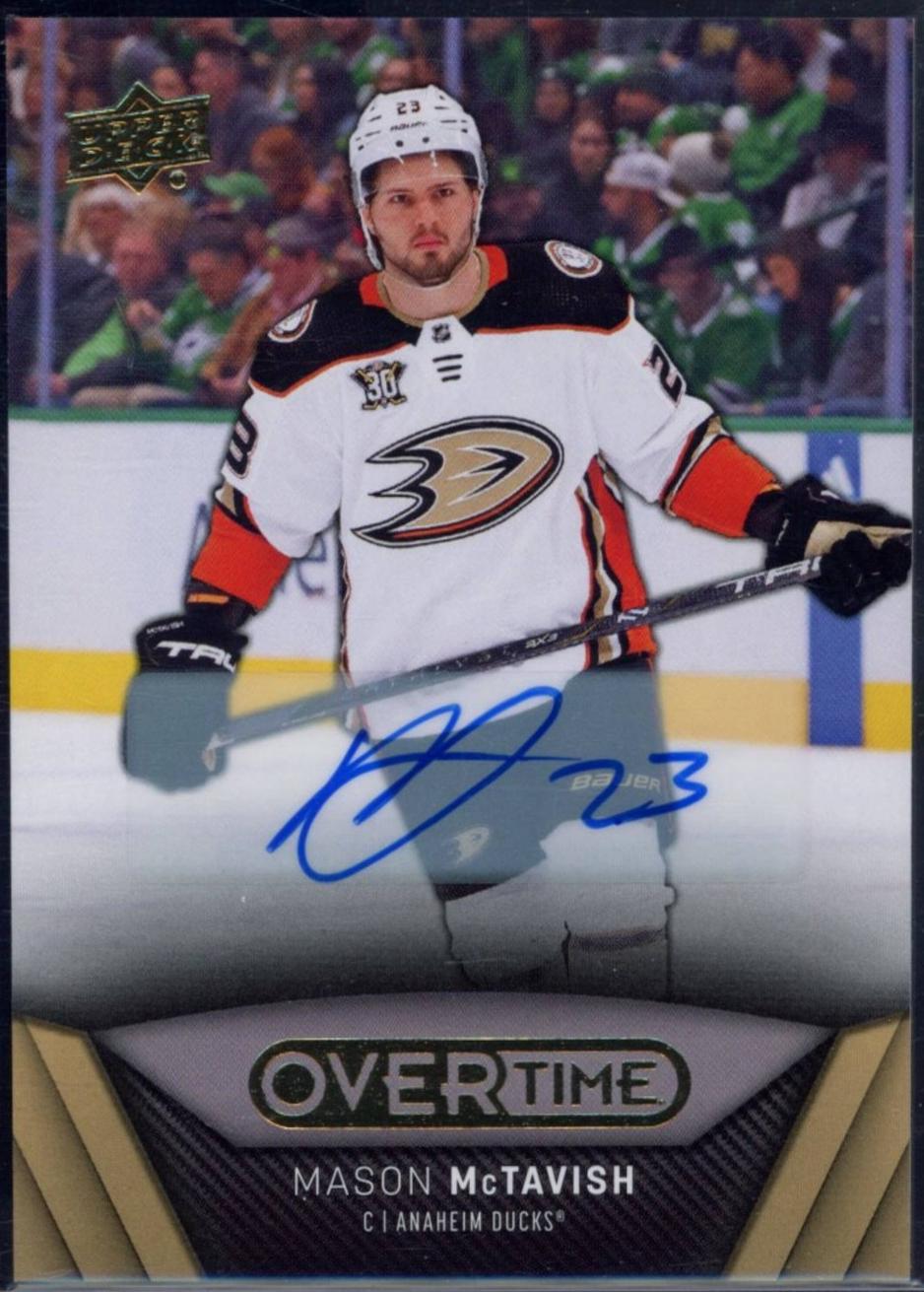 Mason McTavish [Gold Foil Autograph] #64