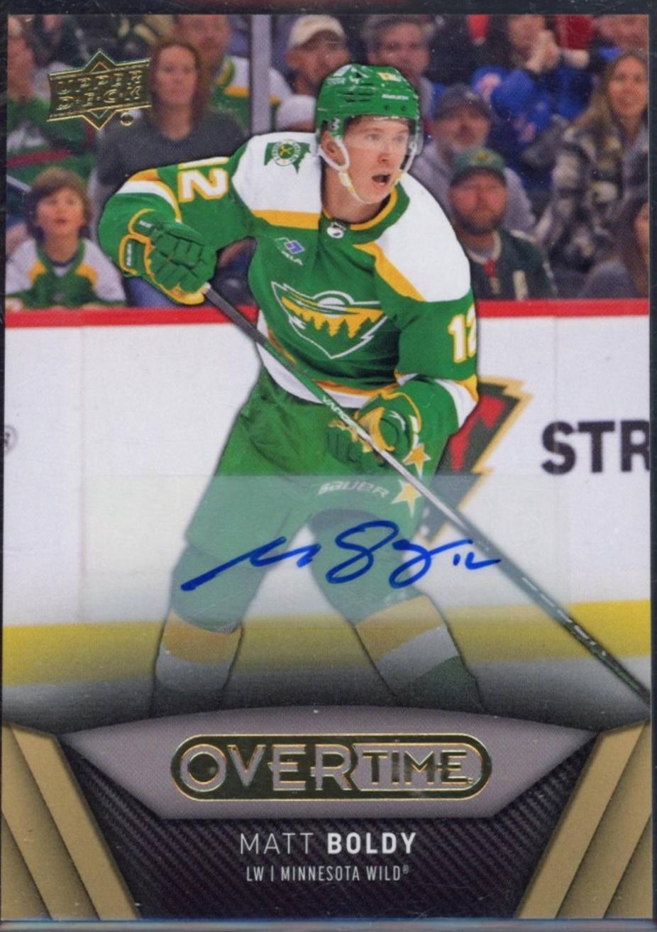 Matt Boldy [Gold Foil Autograph] #13