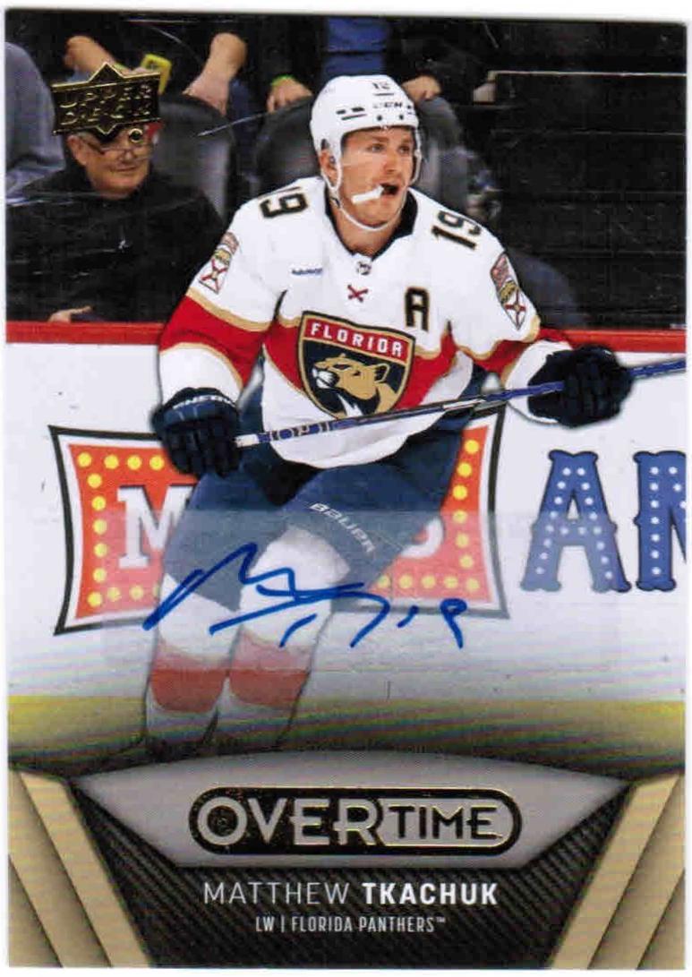 Matthew Tkachuk [Gold Foil Autograph] #25
