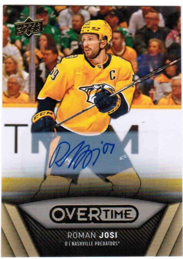 Roman Josi [Gold Foil Autograph] #28