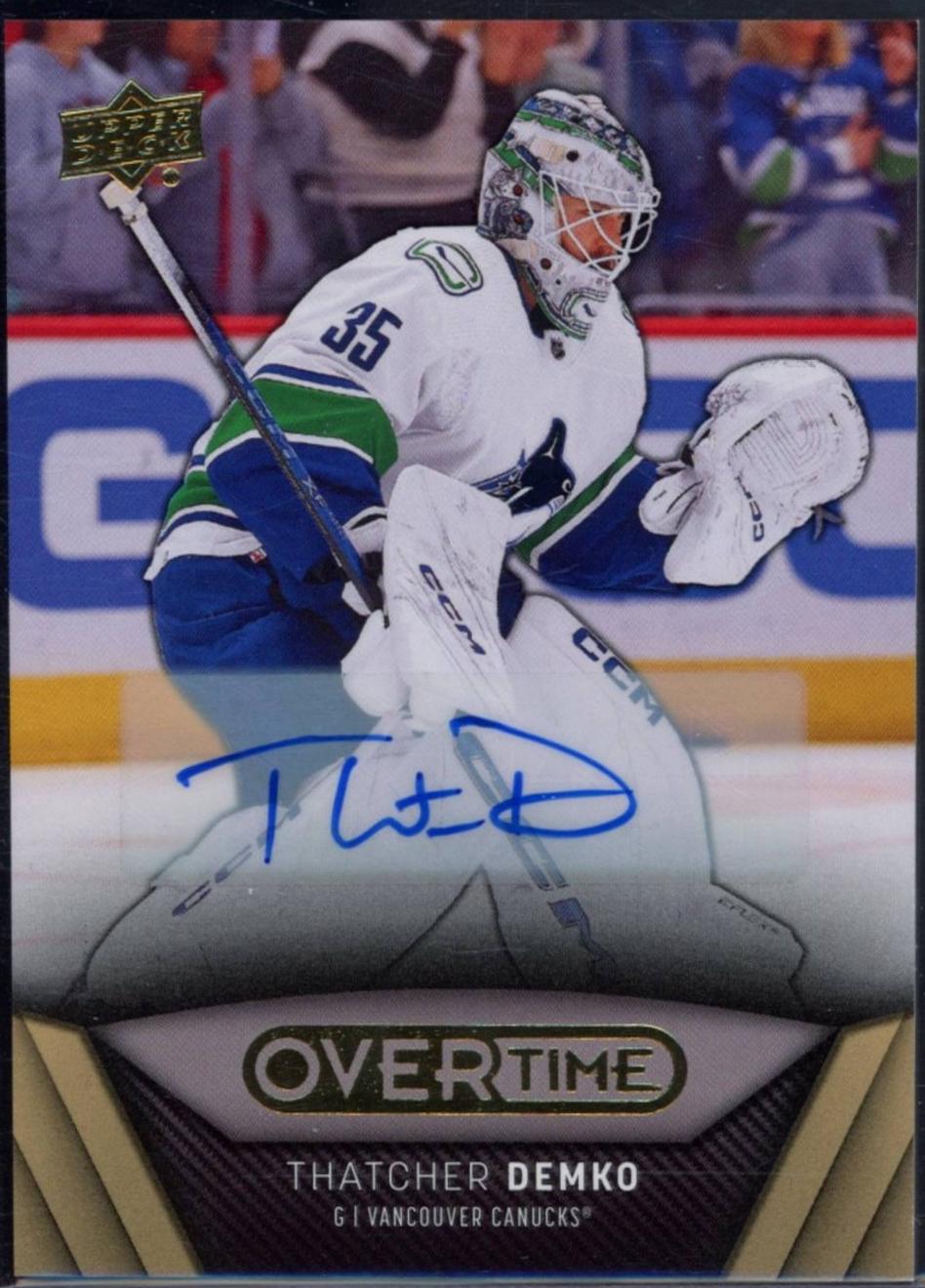 Thatcher Demko [Gold Foil Autograph] #23