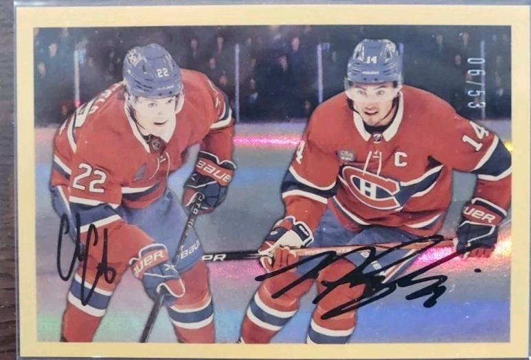 Cole Caufield / Nick Suzuki [Rainbow Foil] #30