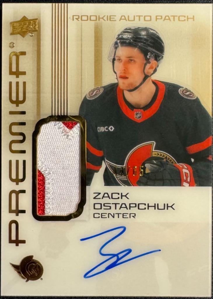 Zack Ostapchuk [Gold] #AR-ZO
