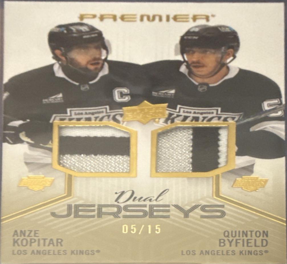 Anze Kopitar / Quinton Byfield [Patch] #PD-KB