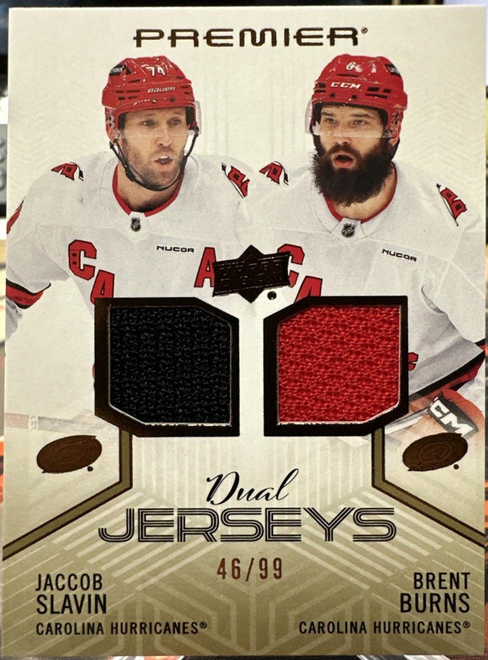 Jaccob Slavin / Brent Burns #PD-SB