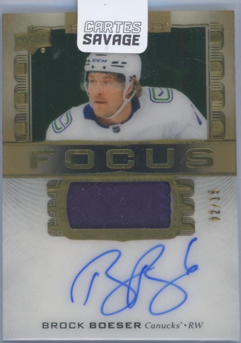 Brock Boeser [Gold] #PFP-BB