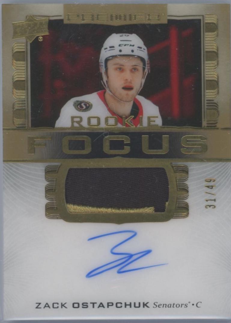 Zack Ostapchuk [Gold] #PFR-ZO
