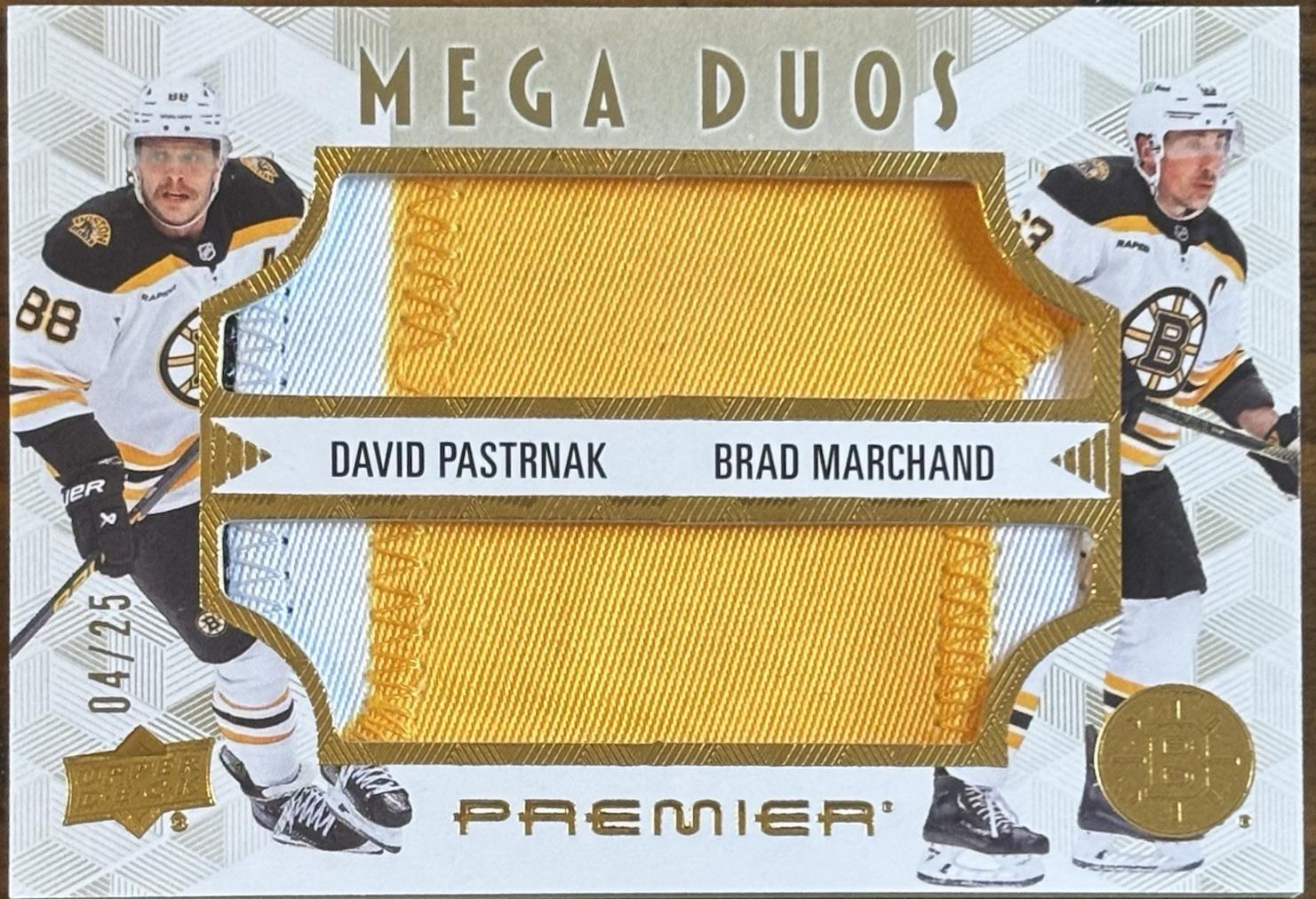David Pastrnak/Brad Marchand [Patch] #PM2-PM