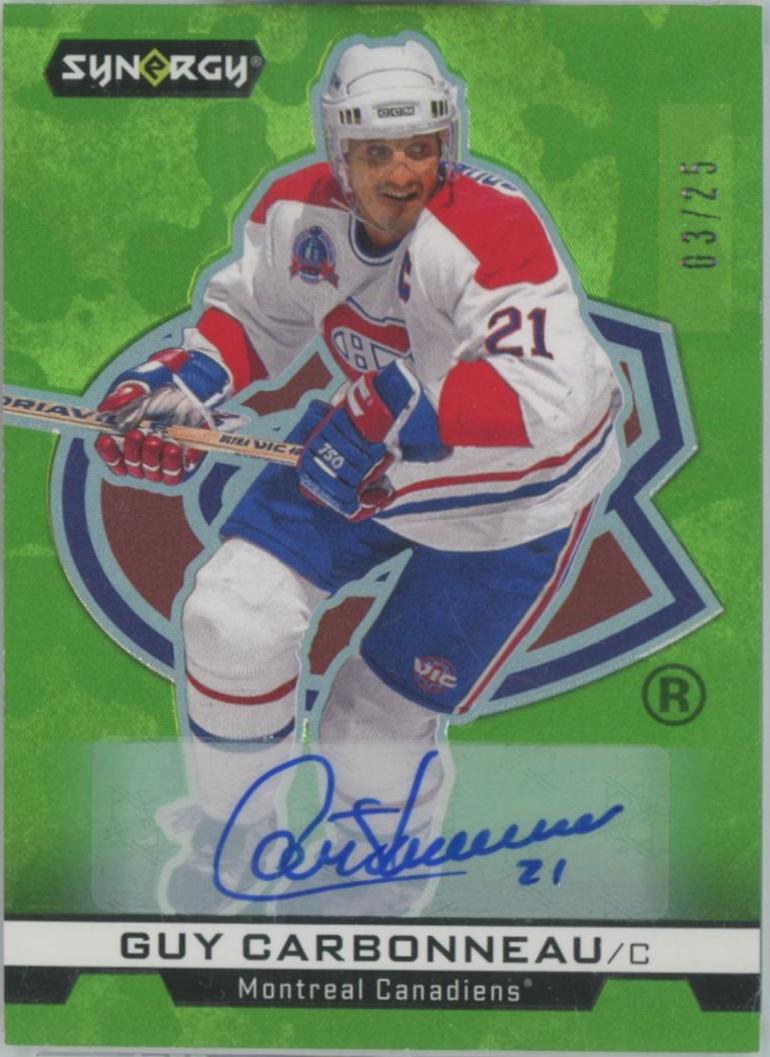 Guy Carbonneau [Green Autograph] #IM-95