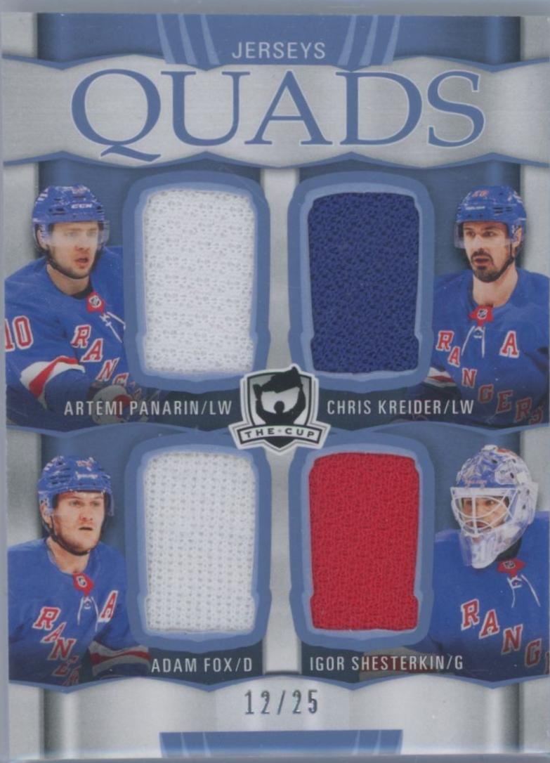 Artemi Panarin / Adam Fox / Chris Kreider / Igor Shesterkin #C4-PKFS